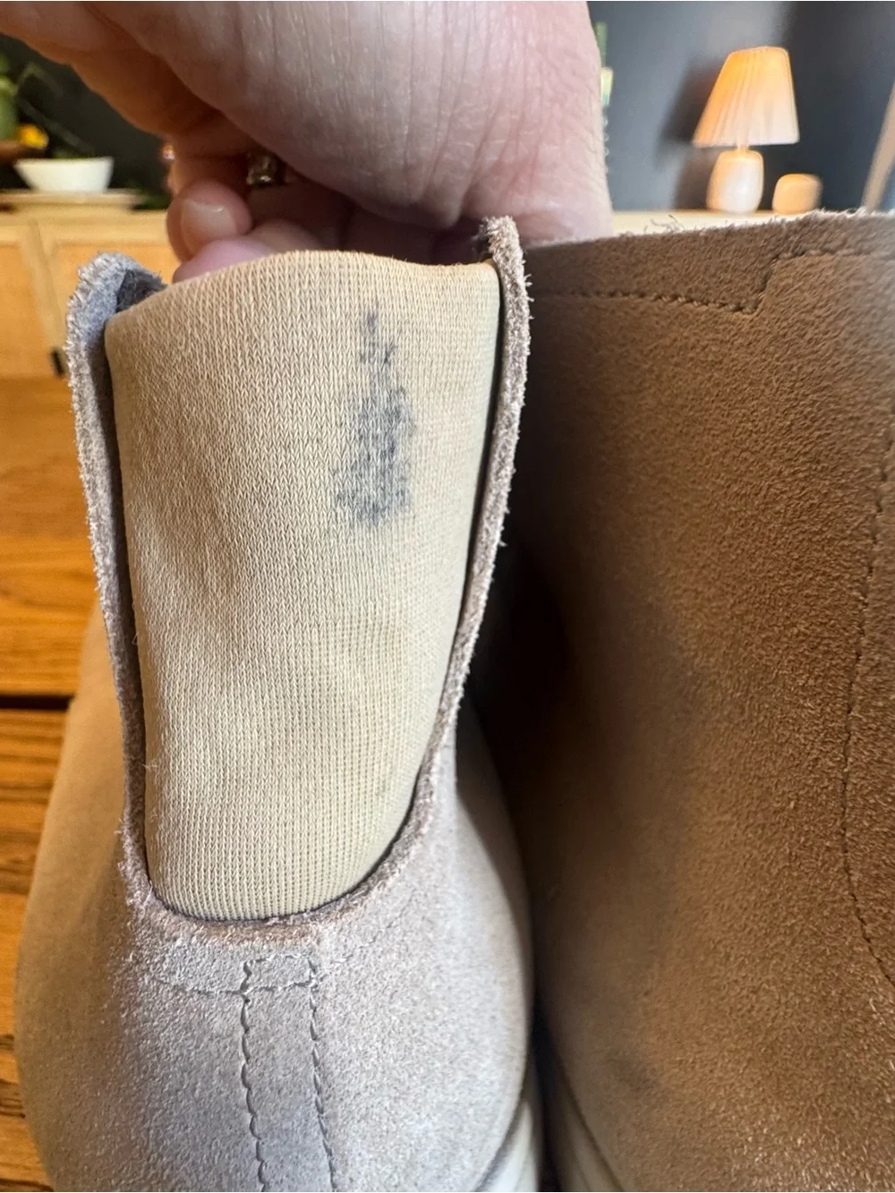 Cole Haan LenarGrand Suede Chukka Boots - Light Taupe Nike Soles Men’s Size 12